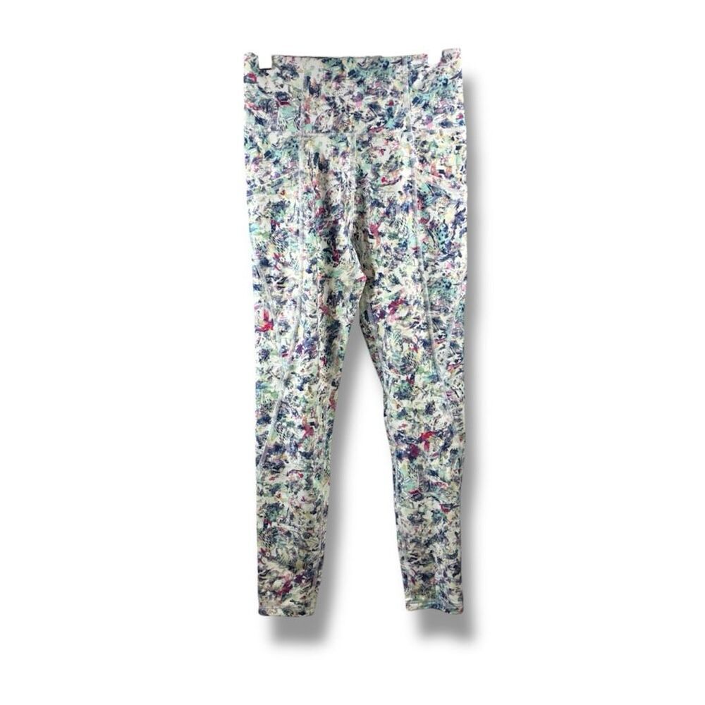 Free Fly NWT Haven 7/8 High Waisted Legging in Blue Tint Mosaic Geo Size S